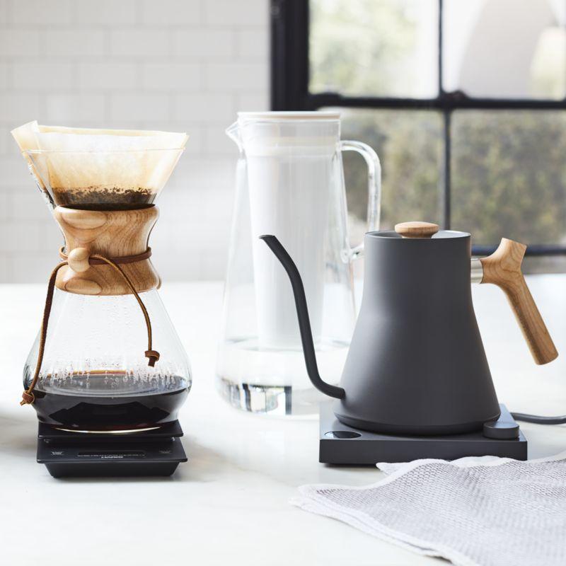 Chemex ® 8-Cup Glass Pour-Over Coffee Maker with Natural Wood Collar