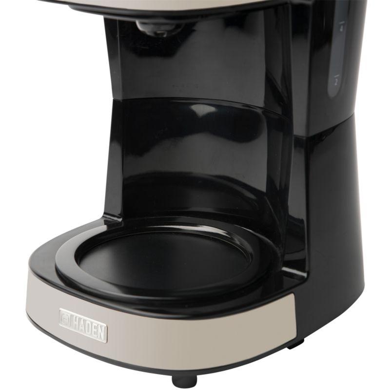 HADEN Putty Beige Programmable Drip Coffee Maker