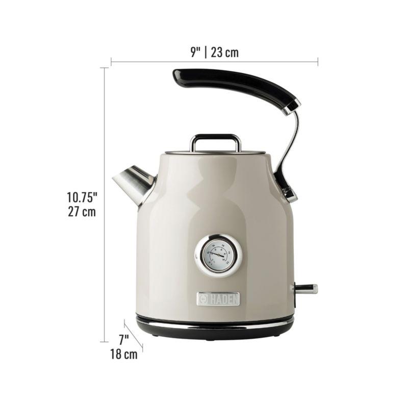 HADEN Dorset Putty Beige Electric Tea Kettle