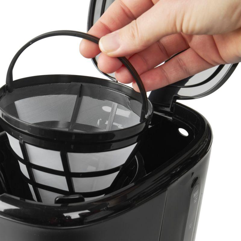 HADEN Heritage Black and Chrome 12-Cup Programmable Coffee Maker