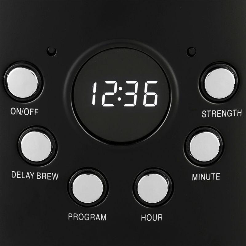 HADEN Heritage Black and Chrome 12-Cup Programmable Coffee Maker