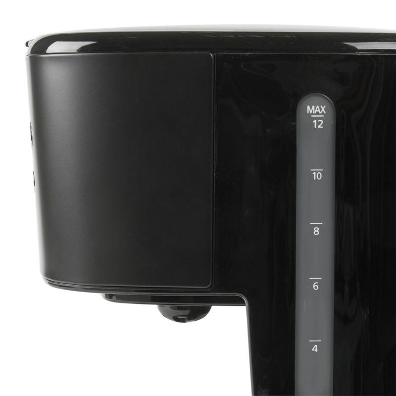 HADEN Heritage Black and Chrome 12-Cup Programmable Coffee Maker