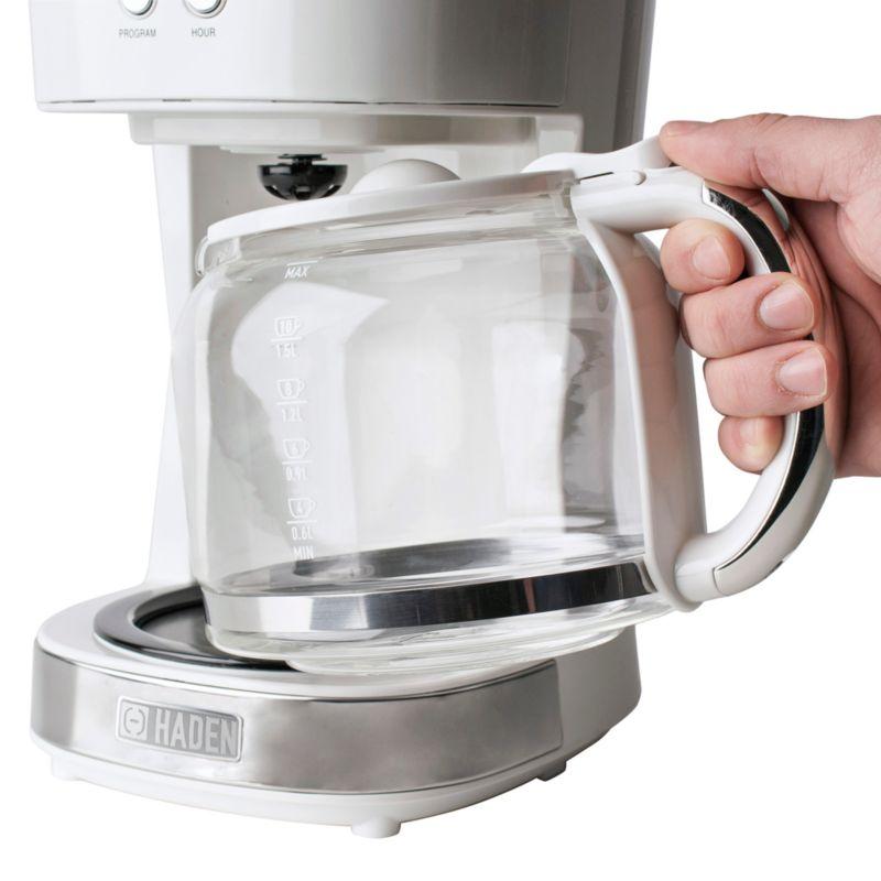 HADEN Ivory Programmable Drip Coffee Maker