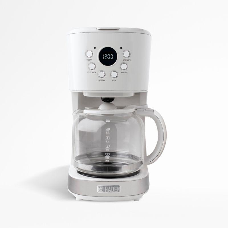HADEN Ivory Programmable Drip Coffee Maker