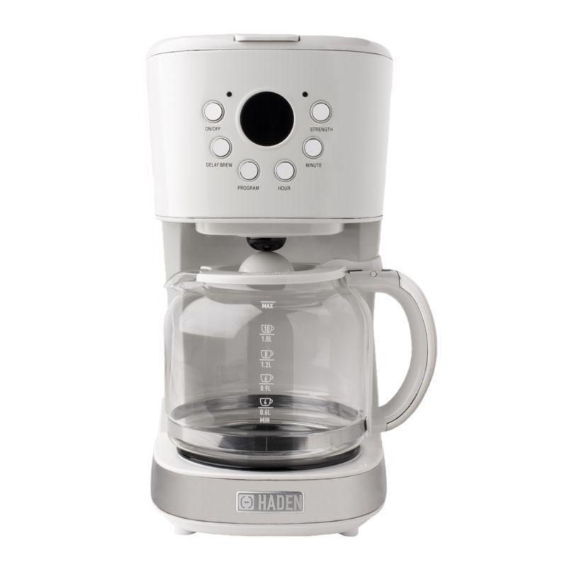 HADEN Ivory Programmable Drip Coffee Maker