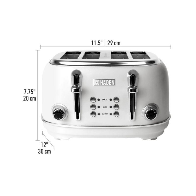 HADEN Heritage Ivory 4-Slice Toaster