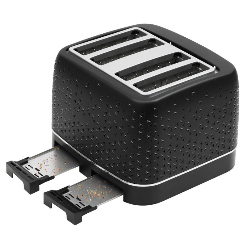 HADEN Starbeck Black 4-Slice Toaster