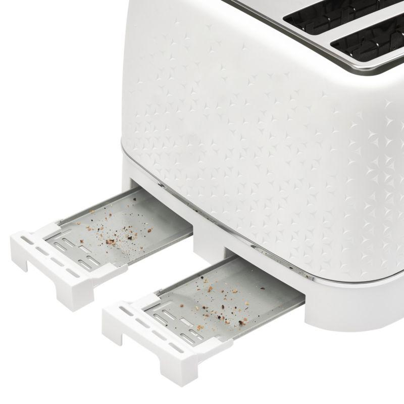 HADEN Starbeck White 4-Slice Toaster