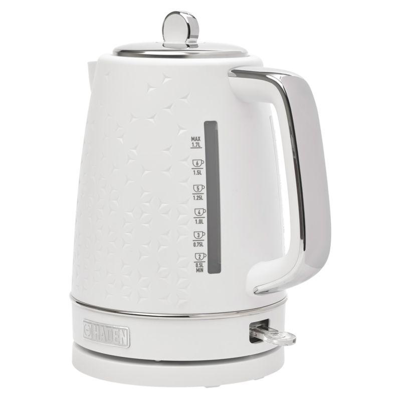 HADEN Starbeck White Electric Tea Kettle