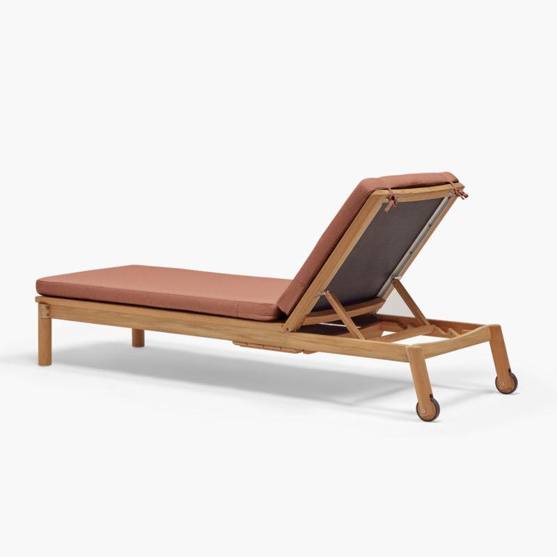 Neighbor ™ Haven Rust Outdoor Chaise Lounge