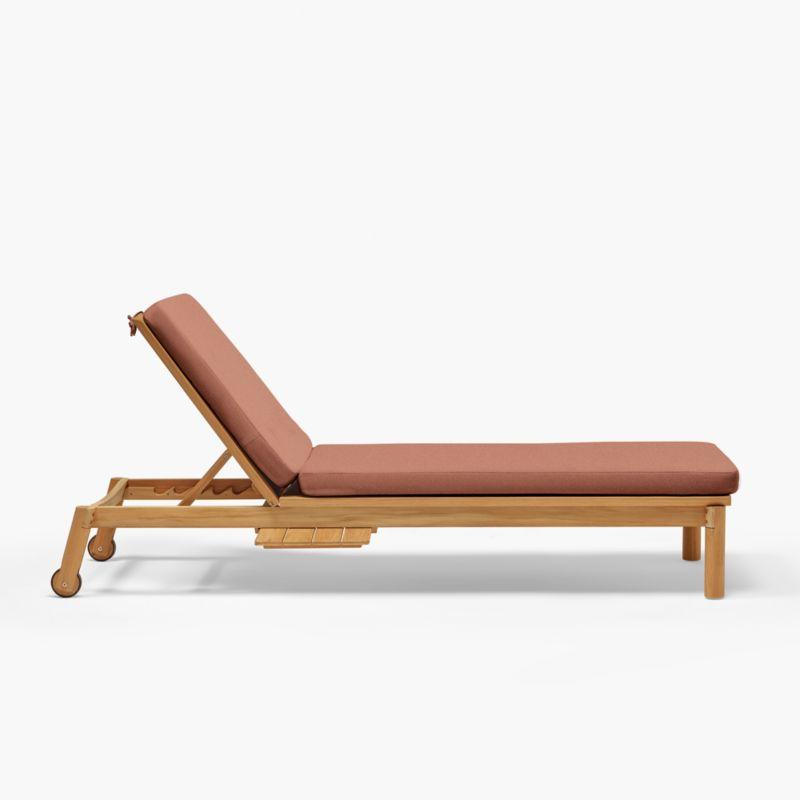 Neighbor ™ Haven Rust Outdoor Chaise Lounge