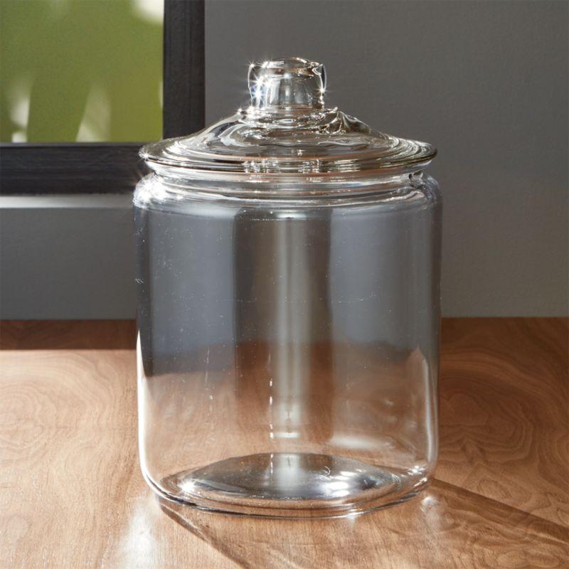Heritage Hill 128-Oz. Large Glass Jar with Lid
