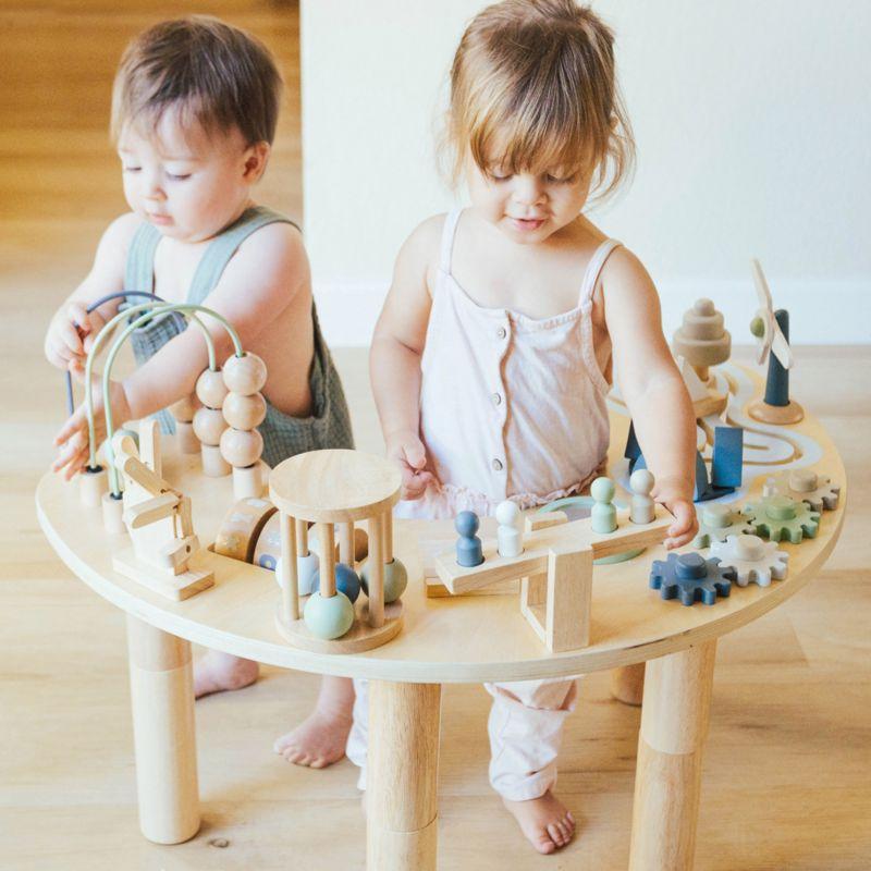 Wonder & Wise by Asweets Wooden Adjustable Toddler Activity Table