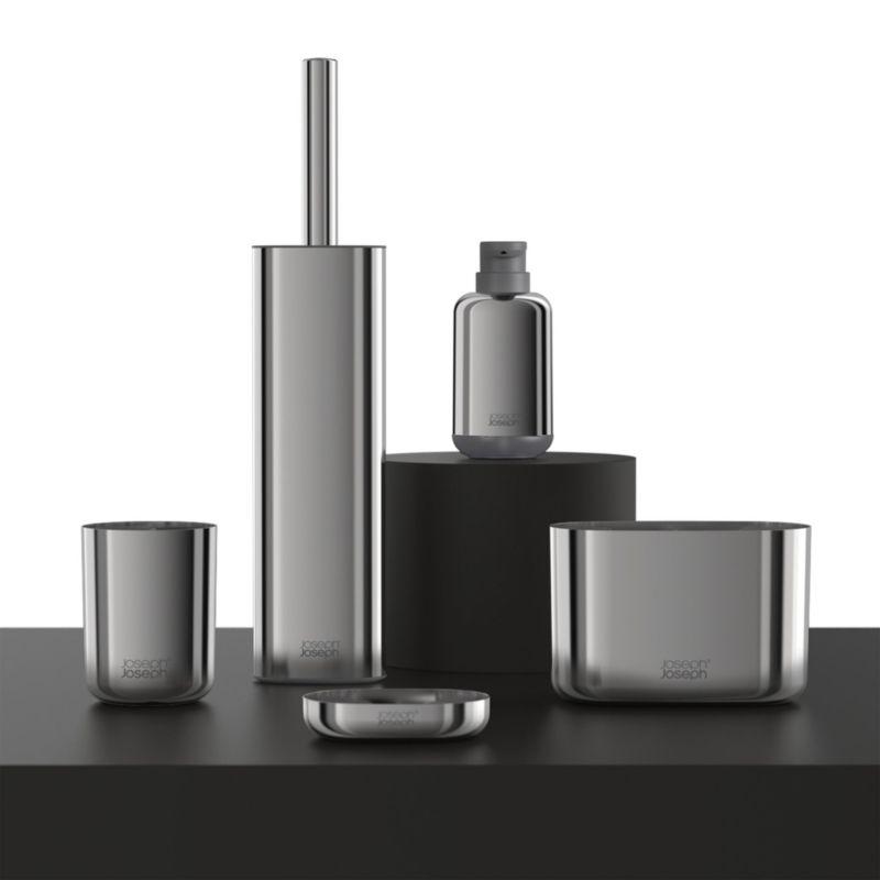 Joseph Joseph Flex 360 Luxe Stainless Steel Toilet Brush