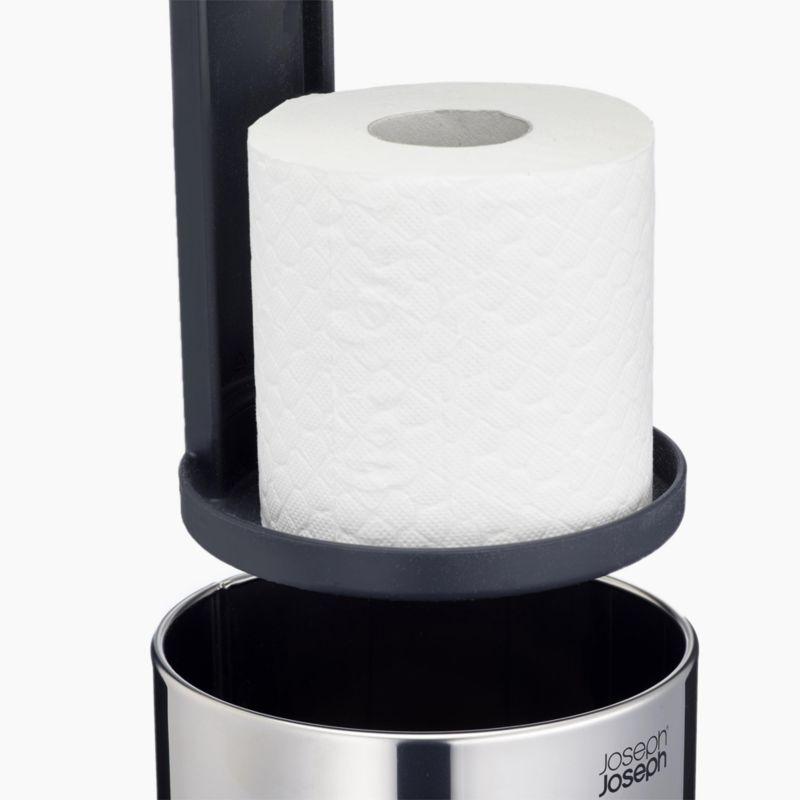 Joseph Joseph EasyStore Luxe Stainless Steel Toilet Roll Holder