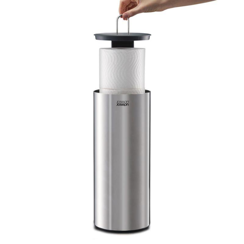Joseph Joseph EasyStore Luxe Stainless Steel Toilet Roll Holder