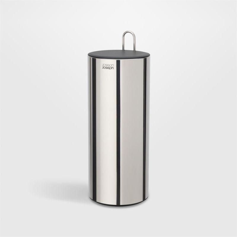 Joseph Joseph EasyStore Luxe Stainless Steel Toilet Roll Holder
