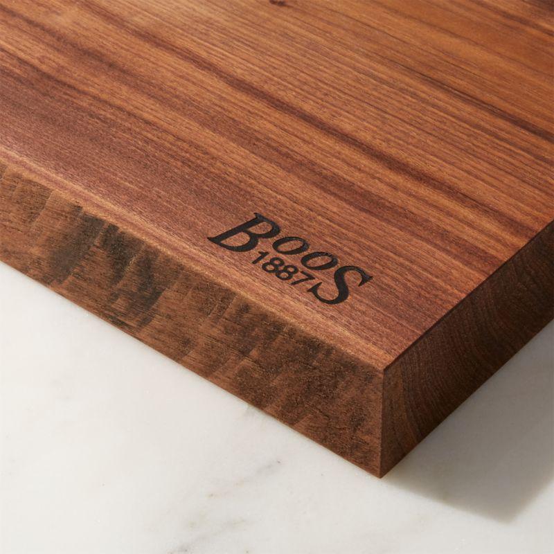 John Boos 21"x12" Rustic Edge Walnut Cutting Board