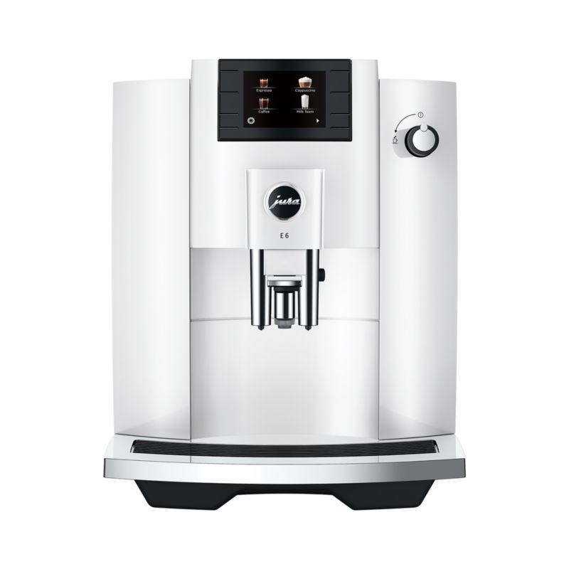 JURA ® E6 Piano White Espresso Machine