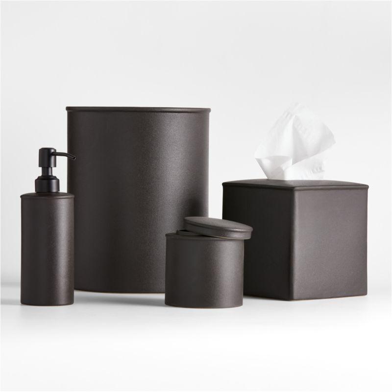 Juxon Black Tissue Box Cover