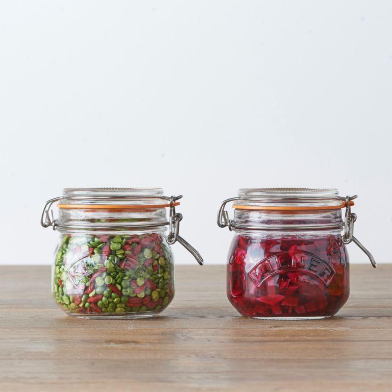 Kilner® 17-Oz.  Round Clip-Top Jars, Set of 6