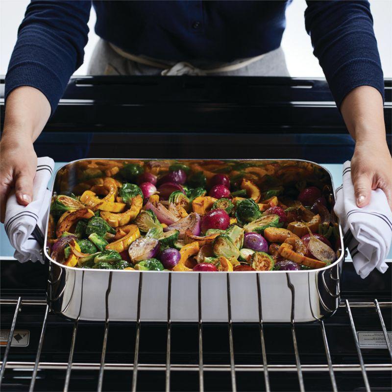 KitchenAid Stainless Steel Roasting Pan with Rack