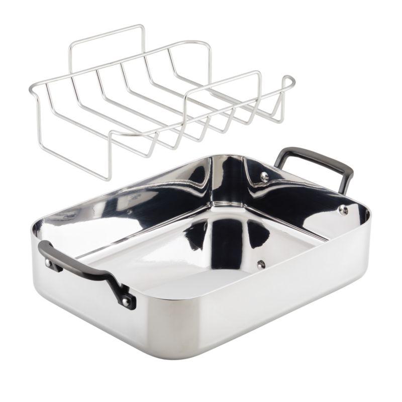 KitchenAid Stainless Steel Roasting Pan with Rack
