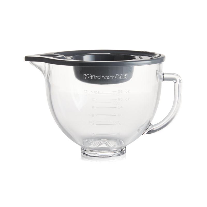 KitchenAid ® Stand Mixer 5-Qt. Glass Mixing Bowl with Measurement Markings and Lid