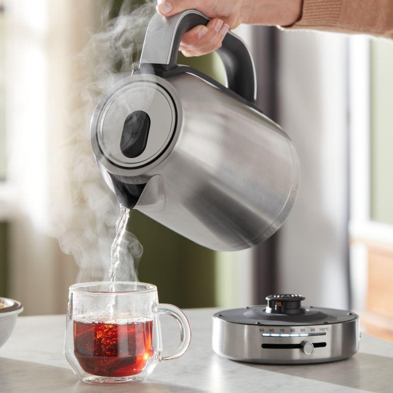 Stainless Steel 1.7 Liter Electric Kettle with Variable Temperature