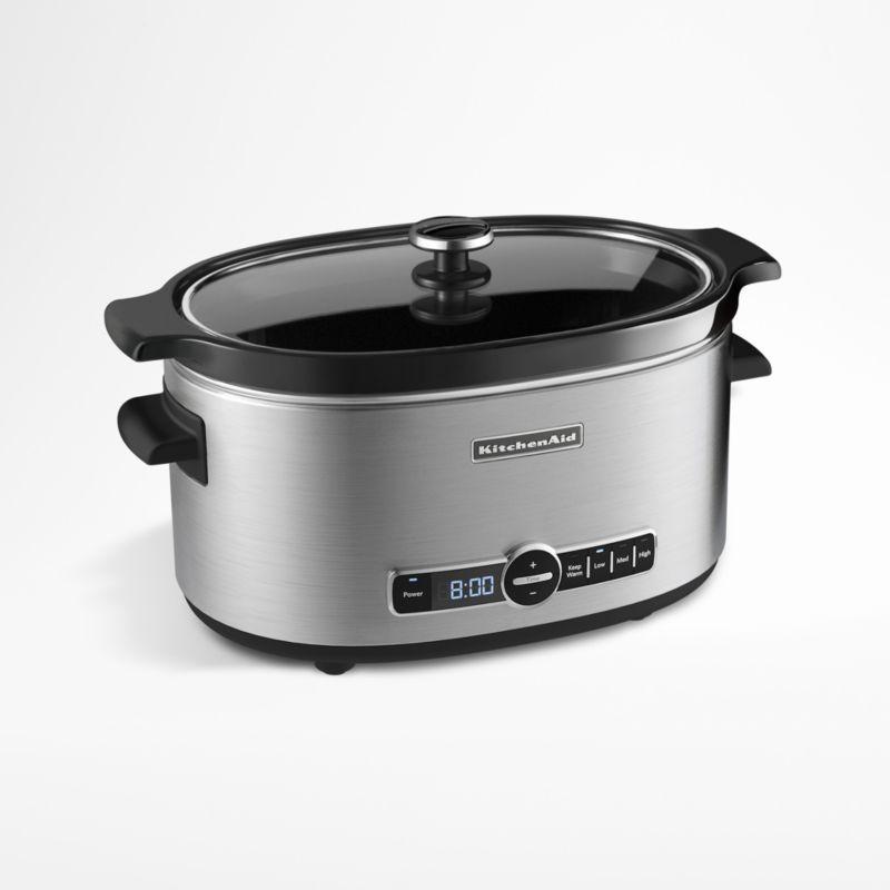 KitchenAid 6-Quart Stainless Steel Slow Cooker with Digital Display