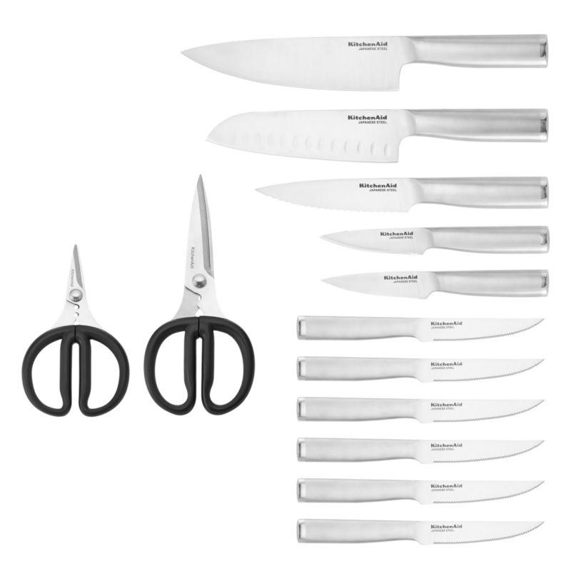 KitchenAid ® Gourmet 14-Piece Stainless Steel Knife Set