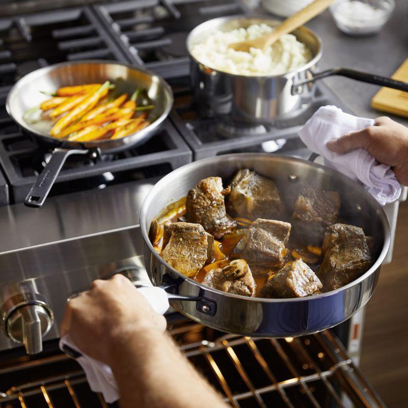 KitchenAid ® 10-Piece 5-Ply Clad Stainless Steel Cookware Set