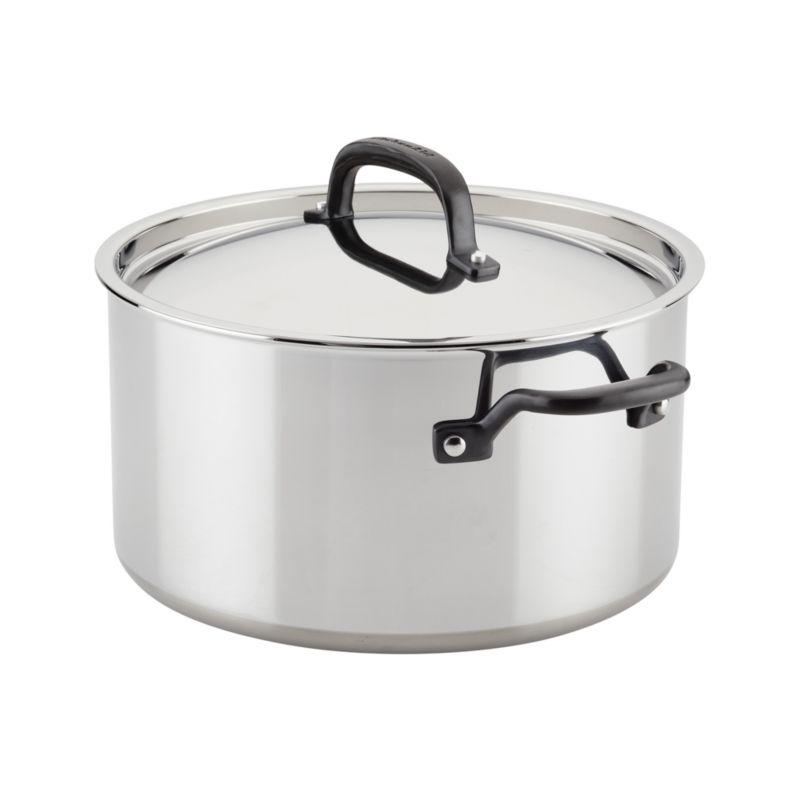 KitchenAid ® 10-Piece 5-Ply Clad Stainless Steel Cookware Set