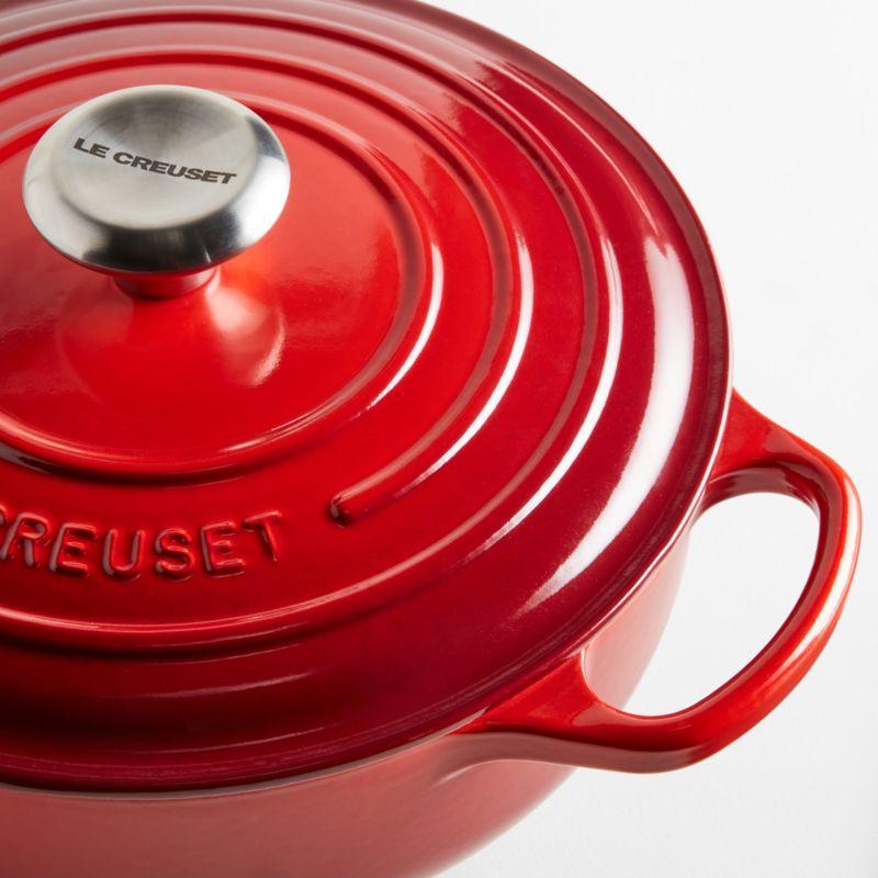 Le Creuset ® Signature 3.5-Qt. Cerise Enameled Cast Iron Sauteuse Oven
