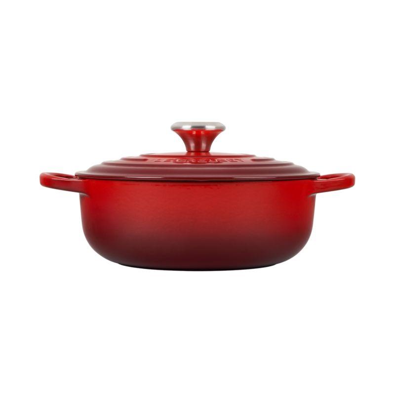 Le Creuset ® Signature 3.5-Qt. Cerise Enameled Cast Iron Sauteuse Oven