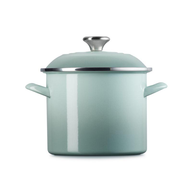 Le Creuset ® 6-Qt. Sea Salt Stockpot with Stainless Steel Knob