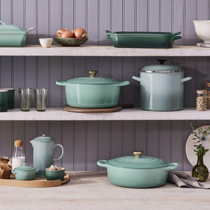 Le Creuset ® 6-Qt. Sea Salt Stockpot with Stainless Steel Knob