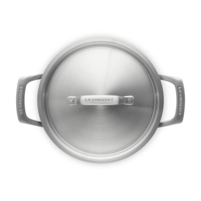 Le Creuset ® Essential Stainless Steel 4-Qt. Deep Covered Stockpot