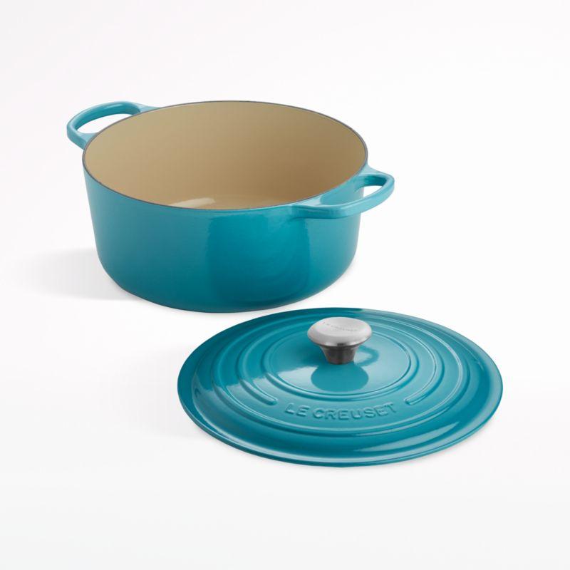 Le Creuset ® Signature 7.25-Qt. Caribbean Blue Enameled Cast Iron Dutch Oven