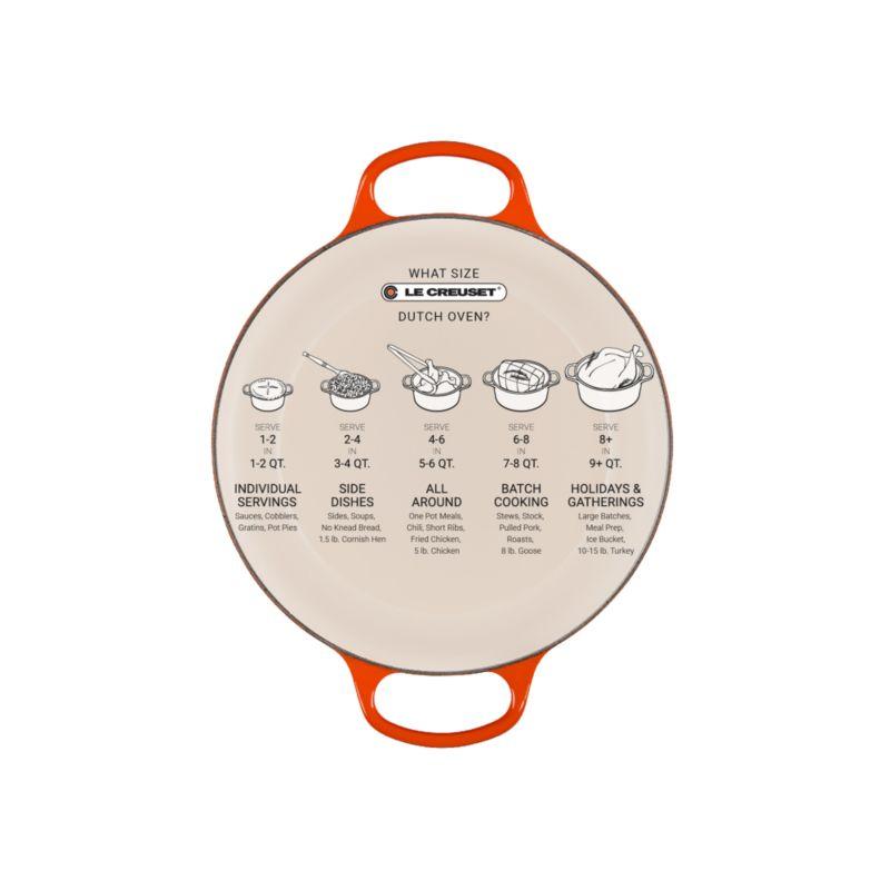 Le Creuset ® Signature 7.25-Qt. Licorice Black Enameled Cast Iron Dutch Oven