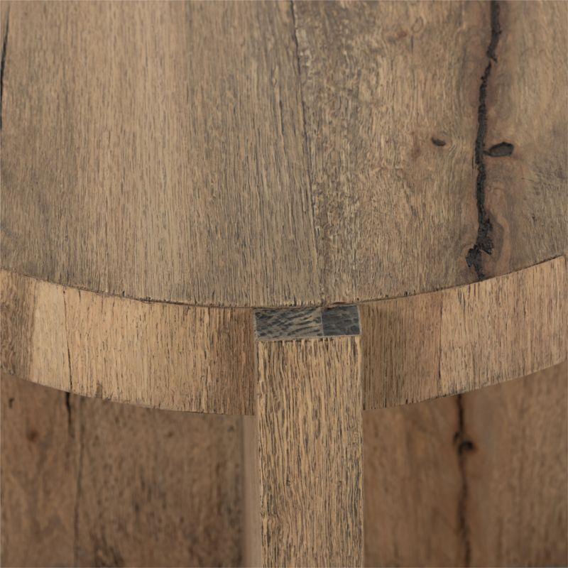 Mackinley Oak Wood End Table