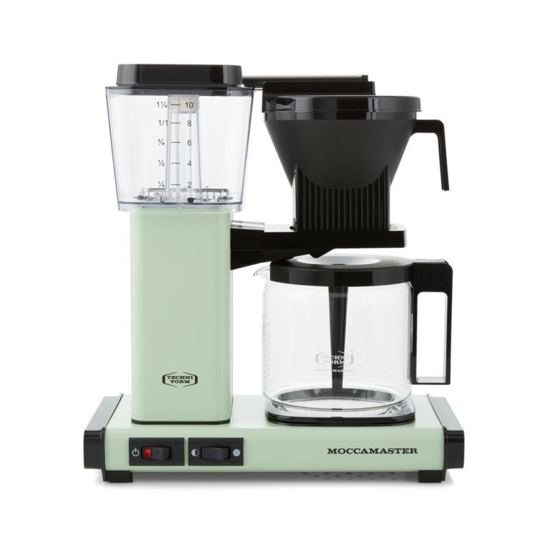 Moccamaster KBGV Select Glass Brewer 10-Cup Pistachio Coffee Maker