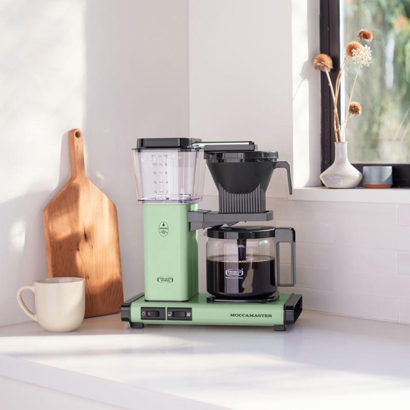 Moccamaster KBGV Select Glass Brewer 10-Cup Pistachio Coffee Maker