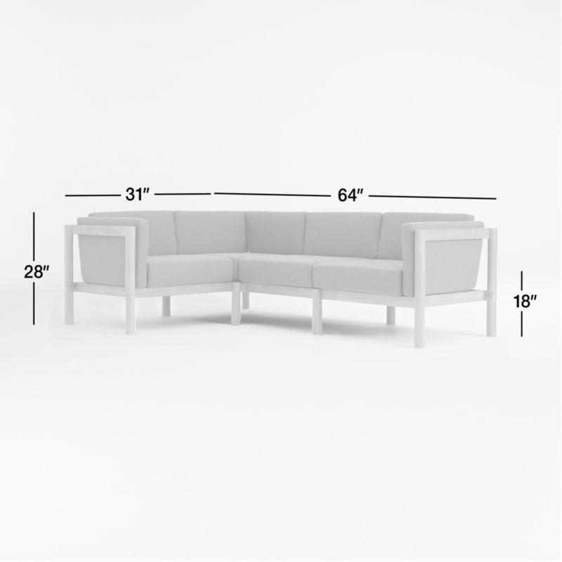 Neighbor ™ Haven Leaf Green 4-Piece Outdoor Sectional