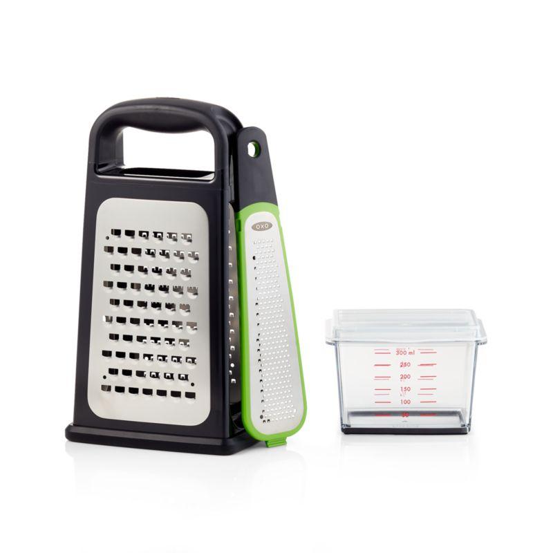 OXO ® Box Grater with Removable Zester