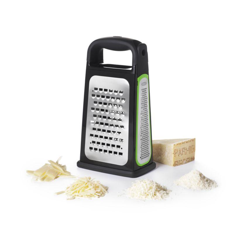 OXO ® Box Grater with Removable Zester