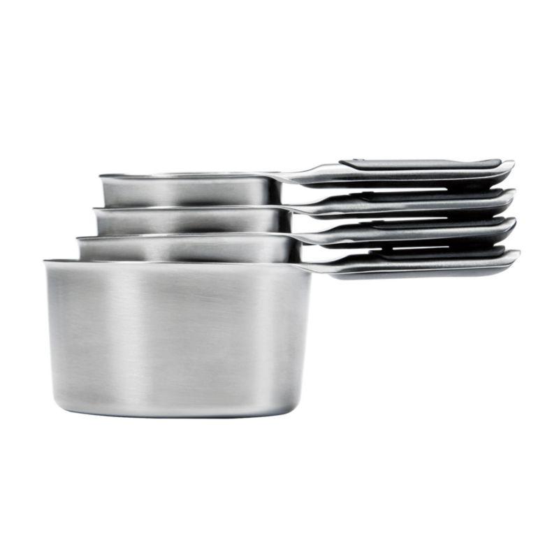 OXO ® Stainless Steel Magnetic Measuring Cups, Set of 4