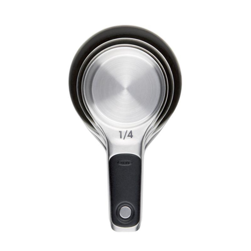 OXO ® Stainless Steel Magnetic Measuring Cups, Set of 4