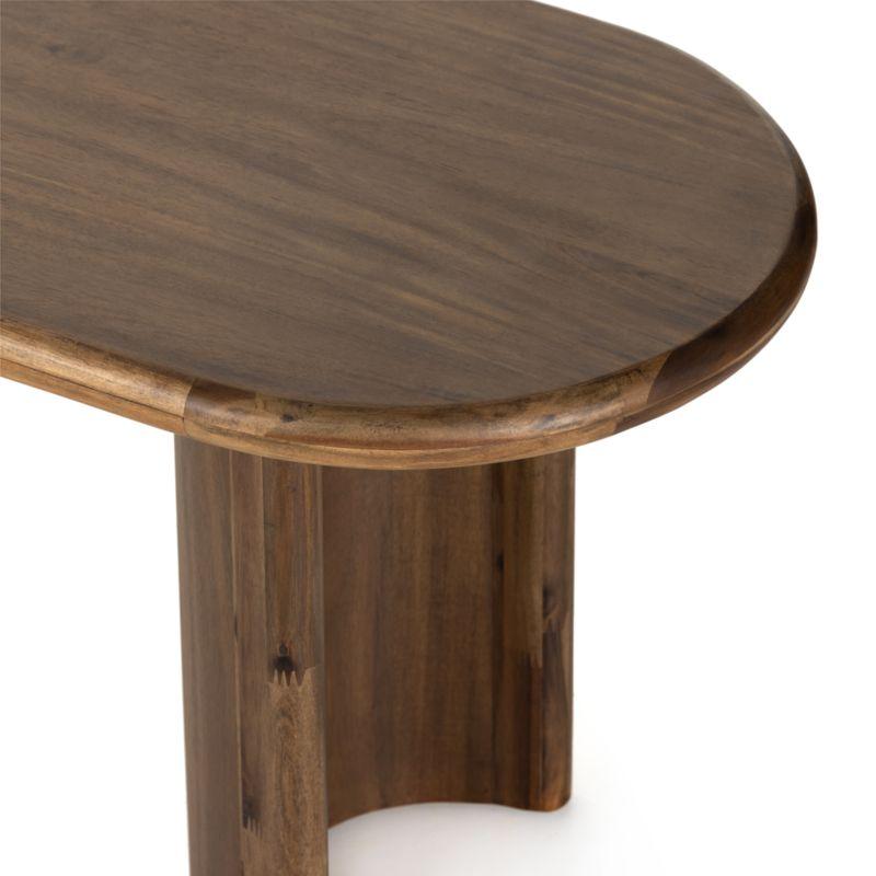 Haiden Seasoned Brown Acacia 72'' Dining Bench