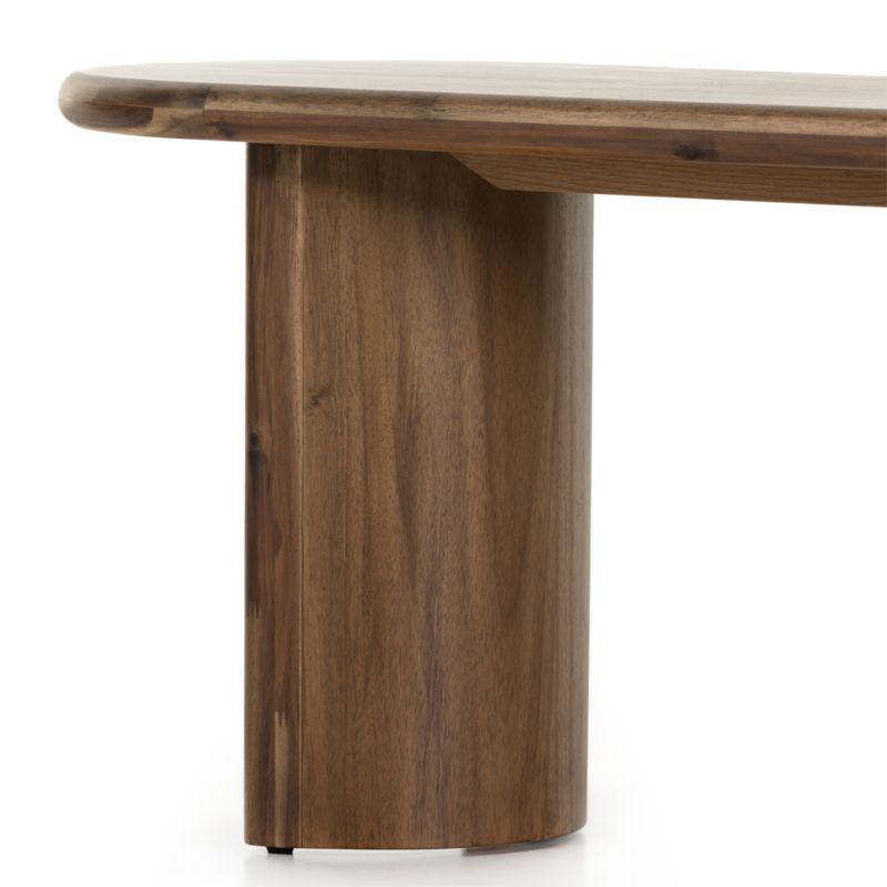 Haiden Seasoned Brown Acacia 72'' Dining Bench